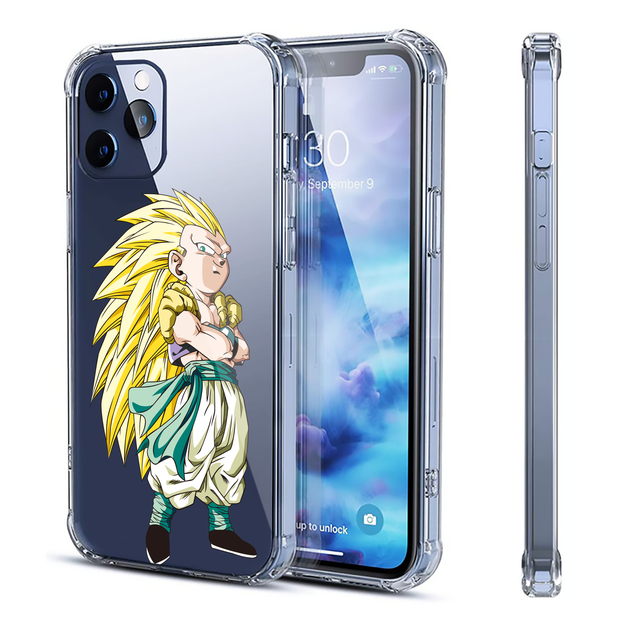（画像用） ドラゴンボール ベジット DRAGON BALL Vegetto 【iPhone 12シリーズ対応】透明スマホケース（クリアソフトケース）